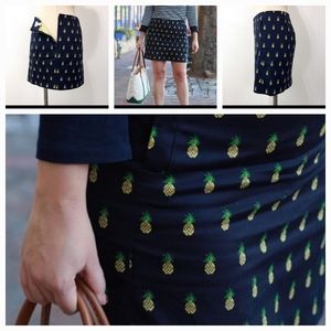 J Crew Pineapple Skirt